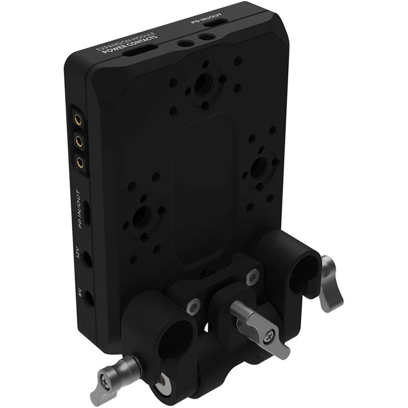 Kondor Blue V-Mount Pro Battery Plate with Swiveling Rod Block